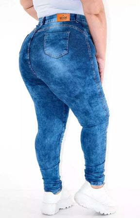 Calça Jeans Plus Size - Básica UP Mármore
