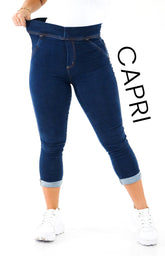Calça Jeans Feminina - Extreme Power Comfy Capri Blue
